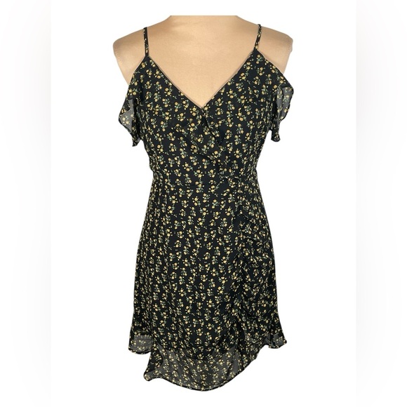 PROMESA~Floral Black Dress NWT‎ Medium - Picture 2 of 8
